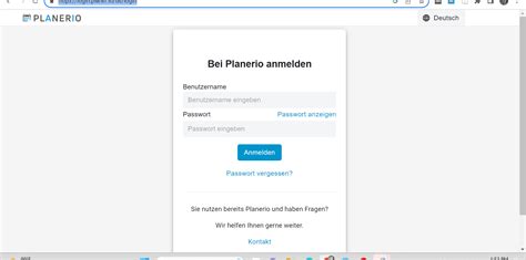 planerio login account erstellen